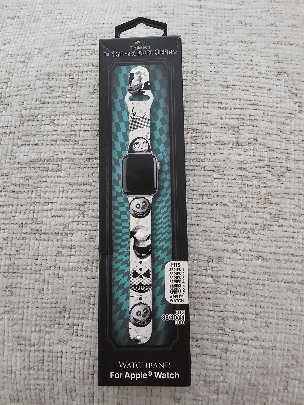 Disney The Nightmare Before Christmas White Apple Watch Band
